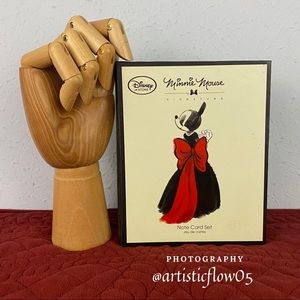 NEW! RARE! Limited! Disney Minnie Mouse Signature Note Card Set